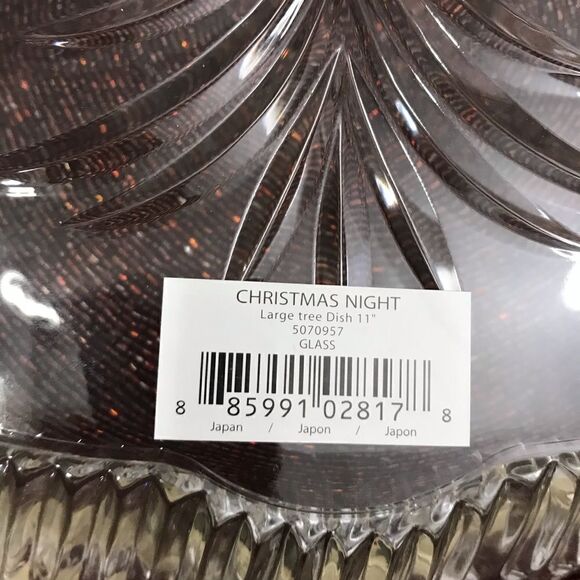 🎁 Mikasa Crystal Tree Cookie Candy Dish Tray - Picture 5 of 8